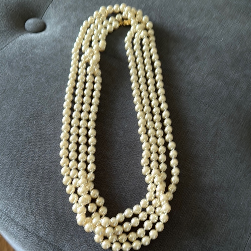 Joan Rivers 120 inches Multi-Strand Pearl Necklace